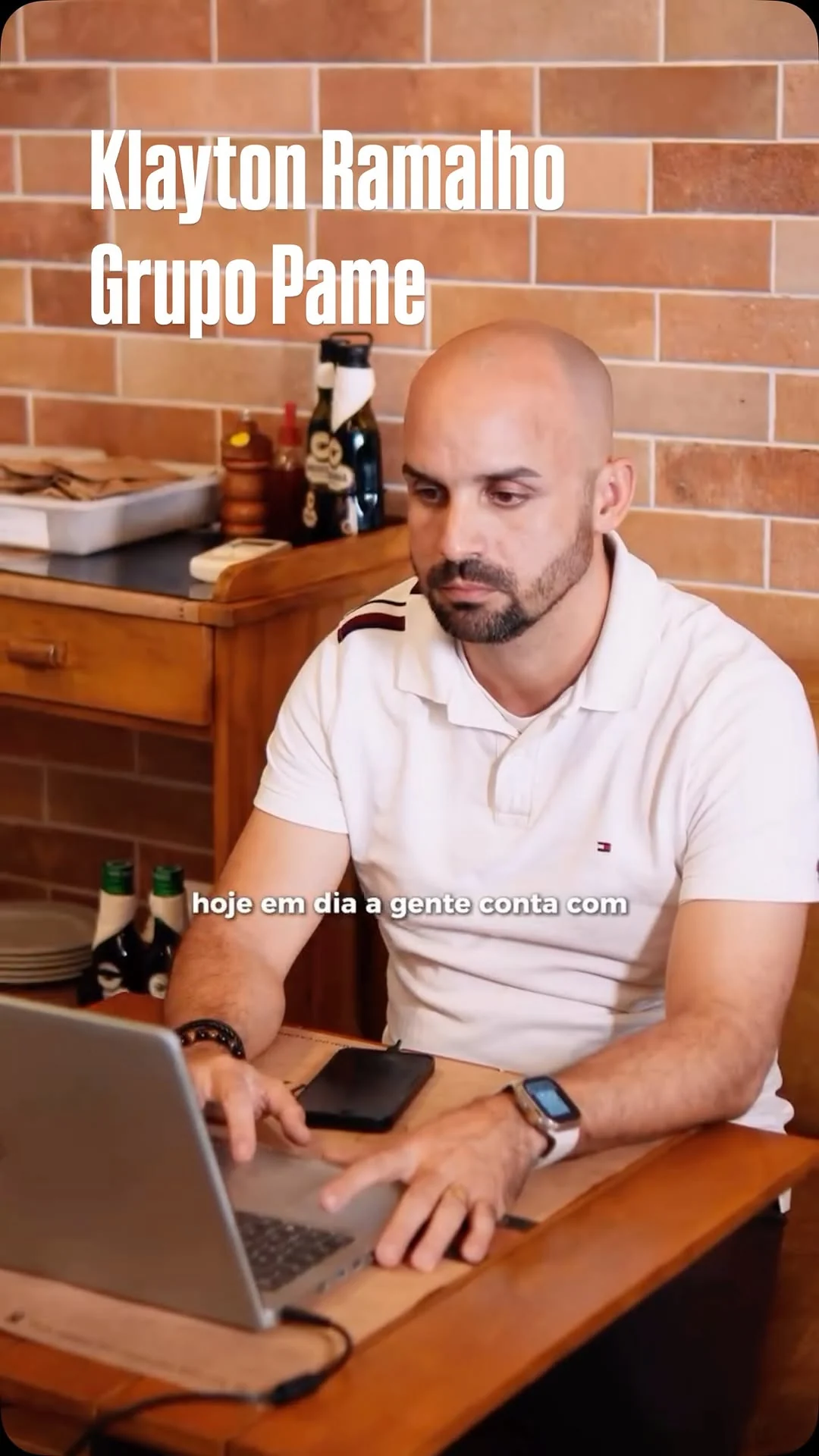Klayton Ramalho, do Grupo Pame, em vídeo de depoimento sobre a MConect