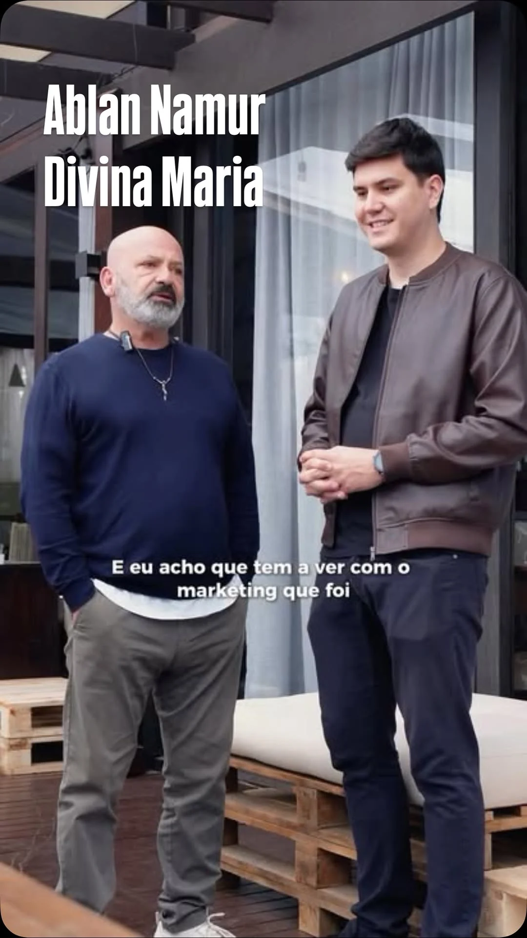 Ablan Namur, da Divina Maria, em vídeo de depoimento sobre a MConect